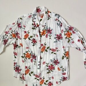 Philosophy Floral Button-Up Blouse